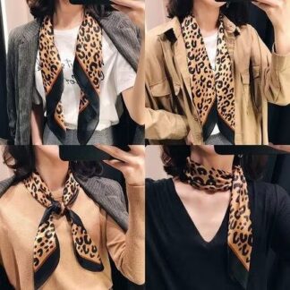 🐆 🖤ลาย Leopard โทนน้ำตาล–ดำ ✨ เนื้อผ้านุ่มลื่น ทิ้งตัวสวย น้ำหนักเบา